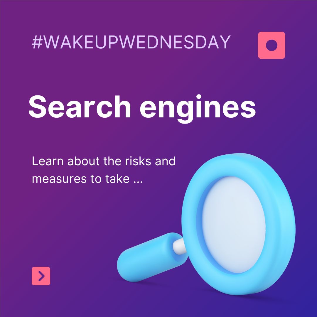 image of a magnifying glass and the title Search engines