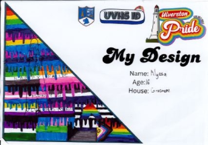Ulverston pride flag winning design entry